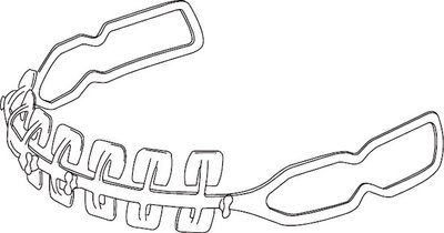 Front part for Speedglas 9100 headband