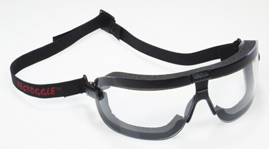 Fectoggle w Foam and Elastic Headband, Clear, Lrg 16412-00000-10