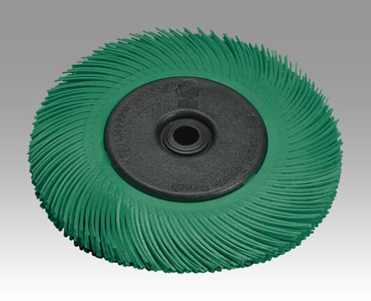 Scotch-Brite(TM) Radial Bristle Brush, 8 in x 1 in x 1-1/4 in