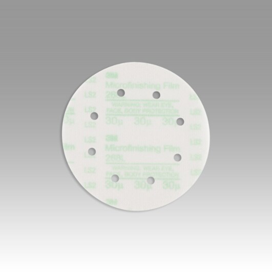 3M(TM) Hookit(TM) MFF T-D D/F Disc 268L, 6xNH 8 Holes 30 Mic