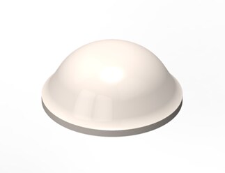 3M(TM) Bumpon(TM) SJxx06 White