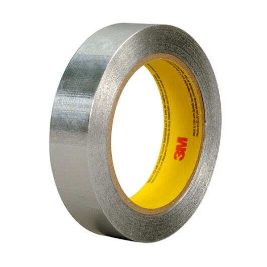3M(TM) Aluminum Foil Tape 4380 1 inch x 55 yd Roll Standing