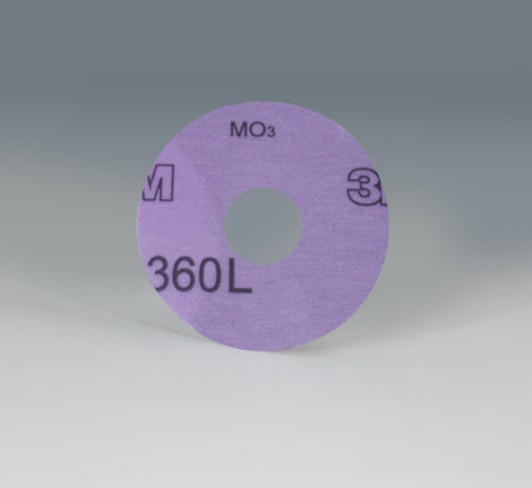 3M(TM) Hookit(TM) Film Disc 360L, 3 in x 7/8 in