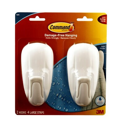 17600B Command(TM) Bath Hooks