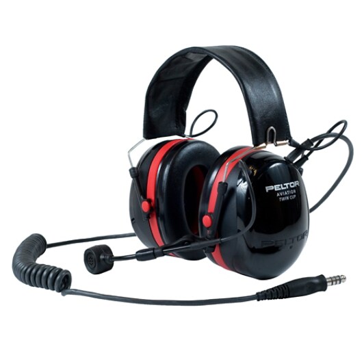 High Attenuation Twin Cup Helicopter Headset Hummingbird