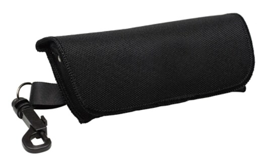 Semi-rigid case with belt loop and snap clasp