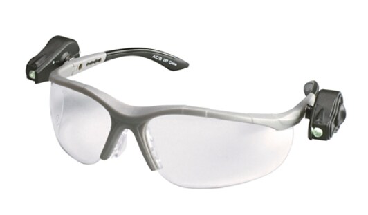 Light Vision2, Gray Frame, Black Temples, Clear Anti-Fog Lens