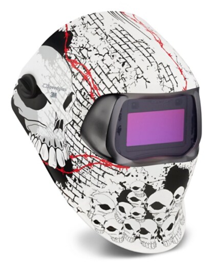 Speedglas 100 Welding Shield Boneyard Skull
