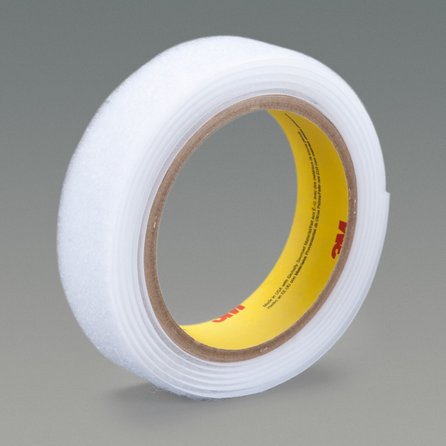 3M™ Fastener SJ3401 Loop S001 White, 1 in x 50 yd, 0.15 in engaged thickness, Bulk