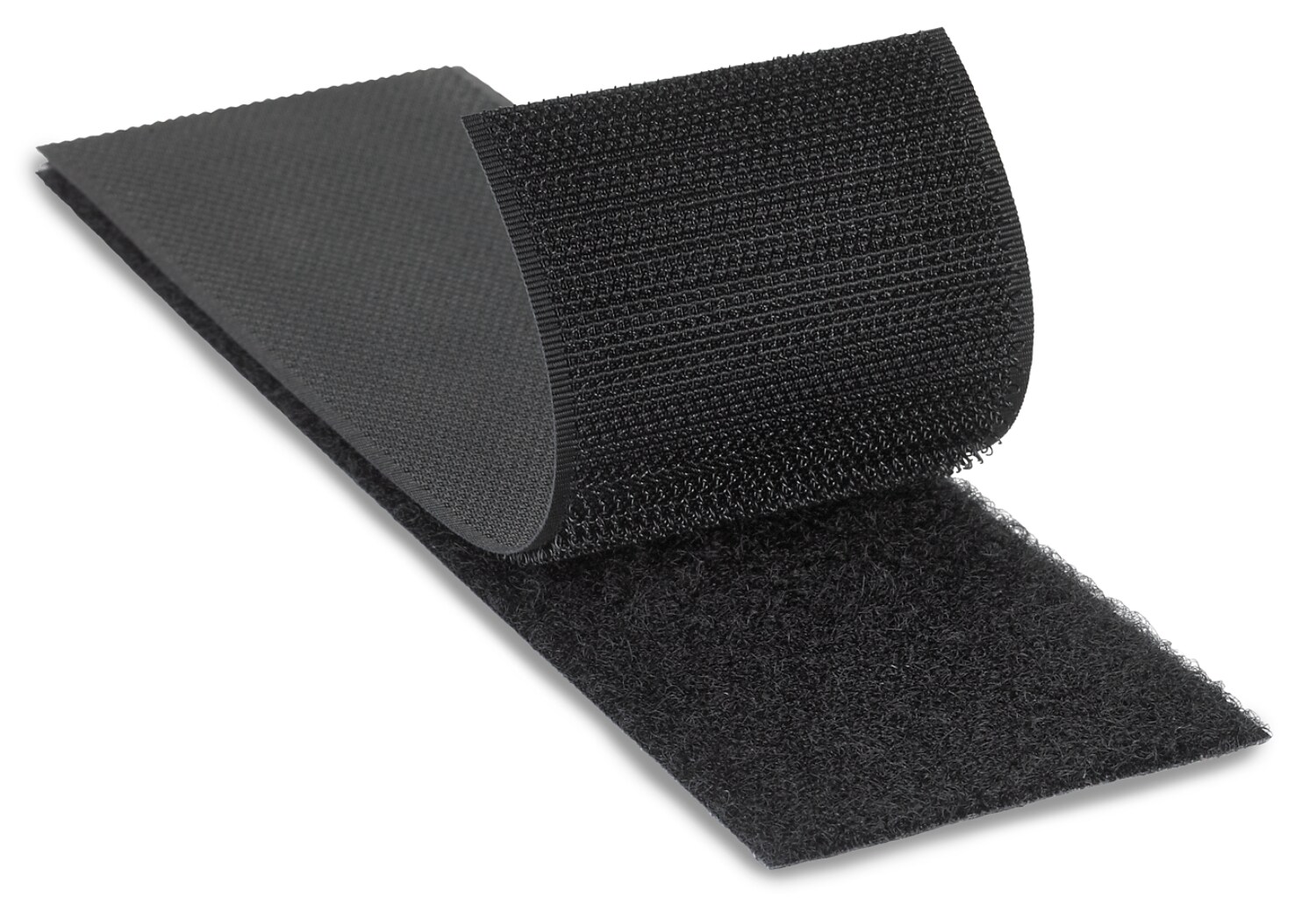 3M™ Fastener SJ3401 Loop S030 Black, 1 in x 50 yd, 0.15 in engaged thickness, Bulk