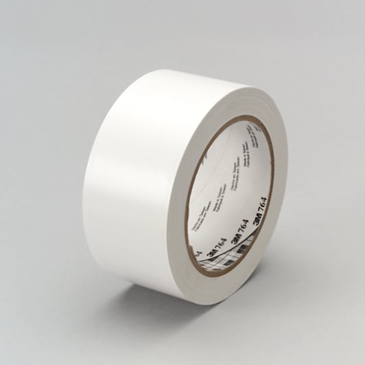 3M(TM) 764 White GP Vinyl Tape