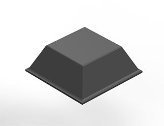 3M(TM) Bumpon(TM) SJxx23 Grey