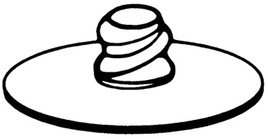 3M(TM) Roloc(TM) TR Disc Pad, Plastic Button