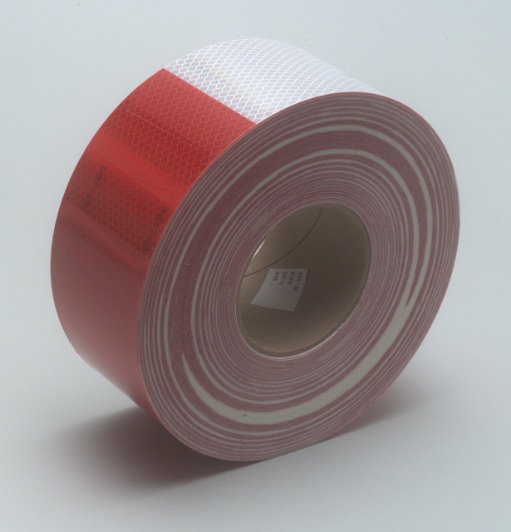 3M(TM) Conspicuity Roll Red/White, PN 67828