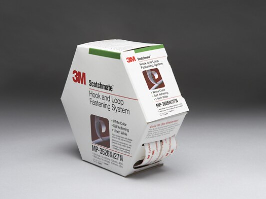 3M Scotchmate Reclosable Fastener MP-3526N/27N White Mini Pack