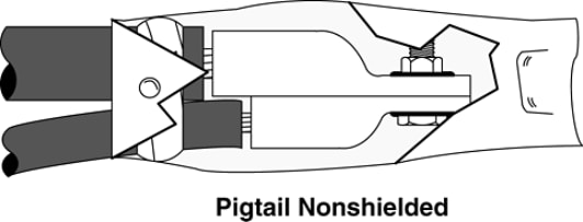 Pigtail Nonshielded