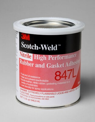 3M(TM)Scotch-Weld(TM)Nitrile HiPerf Rubber& Gasket Adhesive 847L