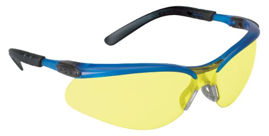 BX Ocean Blue Frame, Light Amber Anti-Fog Lens 11524-00000-20