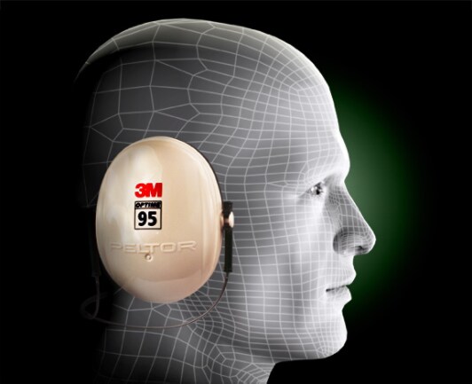 3M(TM) Peltor(TM) Optime(TM) 95 Behind-the-Head Earmuffs