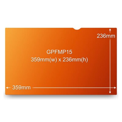 GPFMP15 MacBookPro Gold Privacy Filter