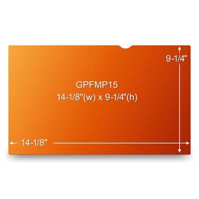 GPFMP15 MacBookPro Gold Privacy Filter