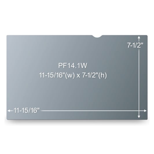 PF14.1 Widescreen Privacy Filter