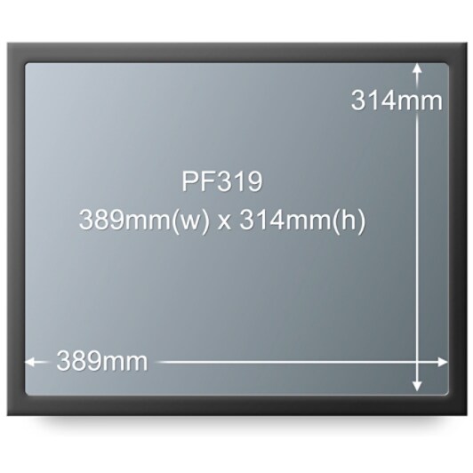 PF319 19.0 Framed Privacy Filter