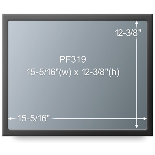 PF319 19.0 Framed Privacy Filter
