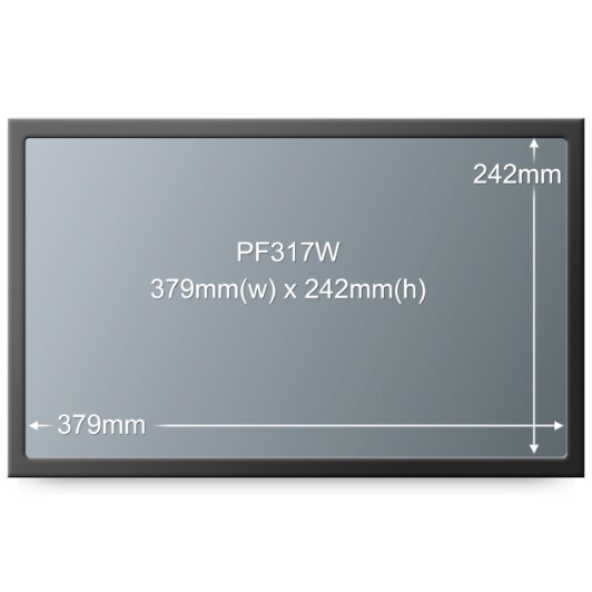 PF317W 17.0 Widescreen Framed Privacy Filter
