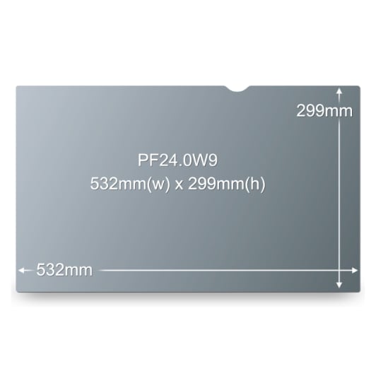 PF24.0W9  Widescreen Privacy Filter