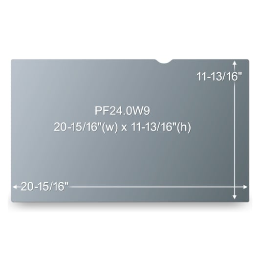 PF24.0W9  Widescreen Privacy Filter