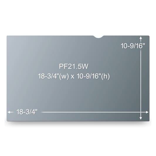 PF21.5 Widescreen Privacy Filter