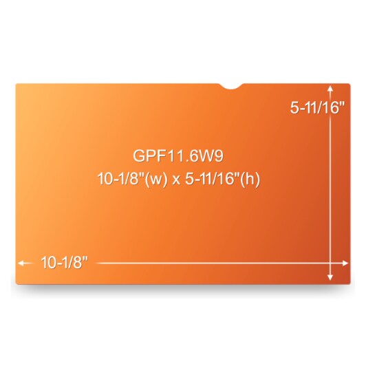 PF 11.6W Gold Widescreen Privacy Filter