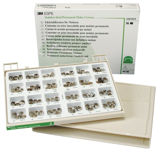 3M Stainless Steel Permanent Molar Kit, PO-96