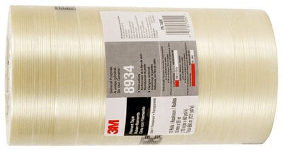 3M (TM) Filament Tape 8934 Clear, 18 mm x 55 m