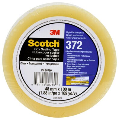 Scotch(R) High Performance Box Sealing Tape 372 48 mm x 100 m