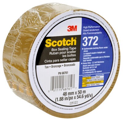 Scotch(R) High Performance Box Sealing Tape 372 48 mm x 50 m