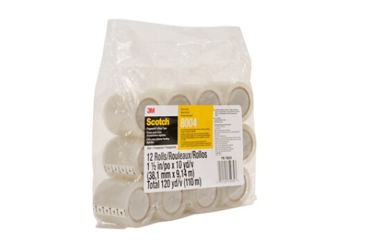 Scotch(R) Fingerprint Lifting Tape 8004 Clear, 1-1/2 in x 10 yd