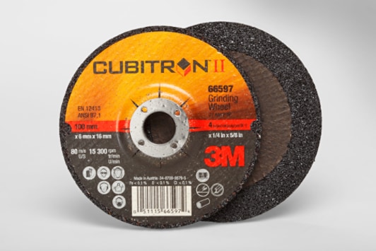 3M(TM) Cubitron(TM) II DCGW T27,(66597) 4x1/4x5/8in