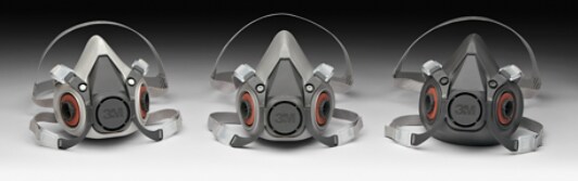 6000 Series Half Facepiece Family - 6100, 6200, 6300