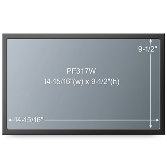 PF317W 17.0 Widescreen Framed Privacy Filter