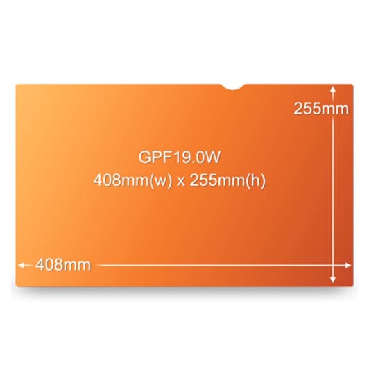 GPF19.0 Widescreen Gold Privacy Filter