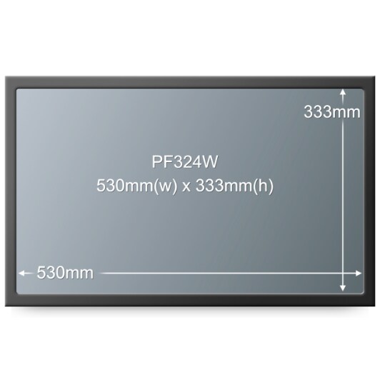 PF324W 24.0 Widescreen Framed Privacy Filter