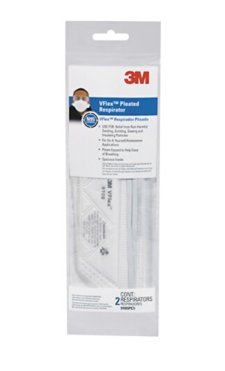 3M(TM) TEKK Protection(TM) Vflex(TM) Pleated Respirator 9105PC1