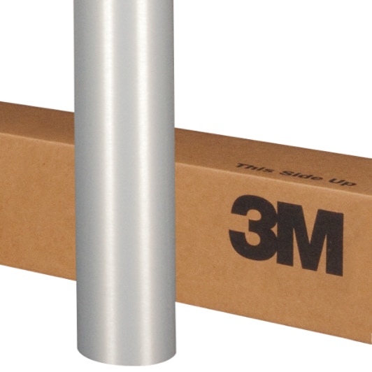 3M(TM) Scotchprint(R) Wrap Film 1080-BR120 Brushed Aluminum