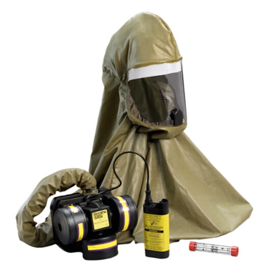 Breathe Easy 10 Butyl Rubber Hood PAPR System FR-57N10, NiCd