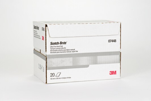 Scotch-Brite(TM) Ultra Fine Hand Pad 07448, Gray, Packaging