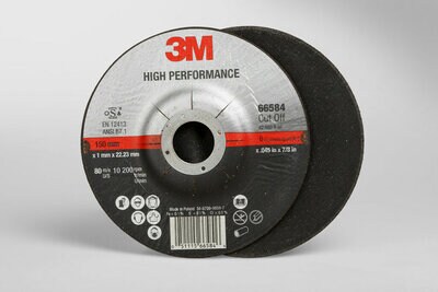 3M(TM) High Performance Cut-Off Whl T27,(66584) 6x.045x7/8in