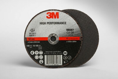 3M(TM) High Performance Cut-Off Whl T1,(66567) 4x.125x3/8in