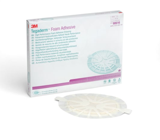 Tegaderm High Performance Adhesive Foam Dressings, 90616